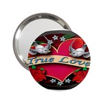 True-Love-Tattoo-Belt-Buckle 2.25  Handbag Mirror