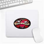 True-Love-Tattoo-Belt-Buckle Large Mousepad