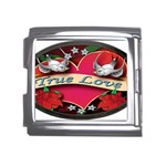 True-Love-Tattoo-Belt-Buckle Mega Link Italian Charm (18mm)