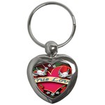 True-Love-Tattoo-Belt-Buckle Key Chain (Heart)