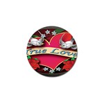 True-Love-Tattoo-Belt-Buckle Golf Ball Marker