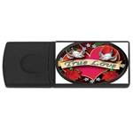 True-Love-Tattoo-Belt-Buckle USB Flash Drive Rectangular (4 GB)
