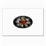 Oval-Black-Mind_-Body-and-Soul-Tattoo-Belt-Buckle Postcards 5  x 7  (Pkg of 10)