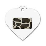 277G1001 Dog Tag Heart (One Side)