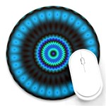 KaleidoFlower-208768 Round Mousepad