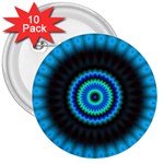 KaleidoFlower-208768 3  Button (10 pack)