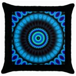 KaleidoFlower-208768 Throw Pillow Case (Black)