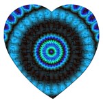 KaleidoFlower-208768 Jigsaw Puzzle (Heart)
