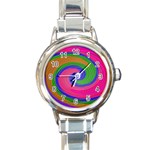 Magic_Colors_Twist_Soft-137298 Round Italian Charm Watch