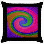 Magic_Colors_Twist_Soft-137298 Throw Pillow Case (Black)