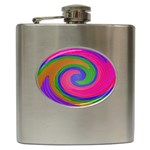 Magic_Colors_Twist_Soft-137298 Hip Flask (6 oz)