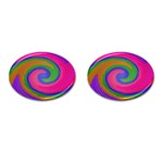 Magic_Colors_Twist_Soft-137298 Cufflinks (Oval)