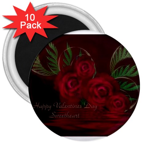 apoth_rose_v 3  Magnet (10 pack) from ArtsNow.com Front