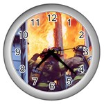 Hels Gate Wall Clock (Silver)