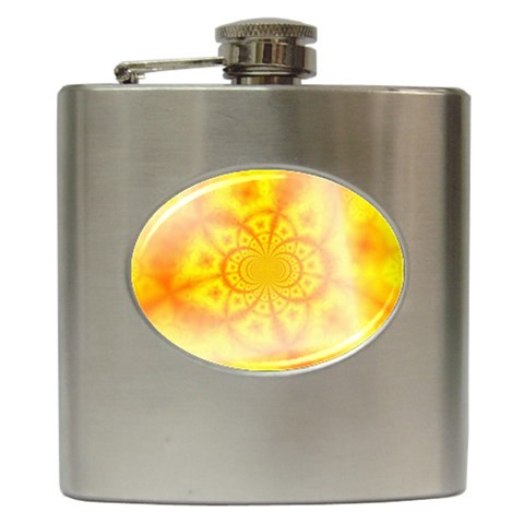 yellowdesign Hip Flask (6 oz) from ArtsNow.com Front