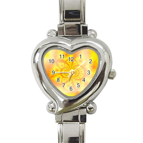 yellowdesign Heart Italian Charm Watch from ArtsNow.com Front
