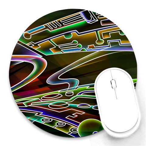 5 Round Mousepad from ArtsNow.com Front