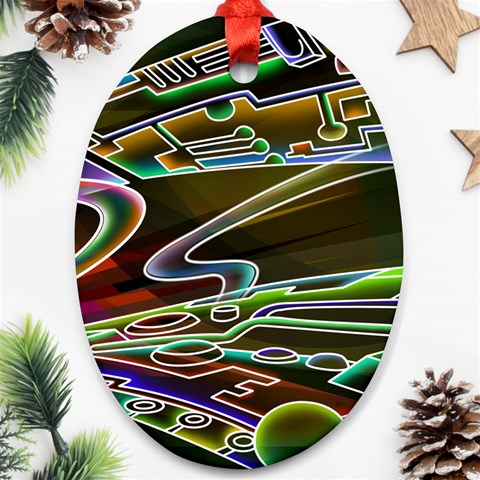 5 Ornament (Oval) from ArtsNow.com Front
