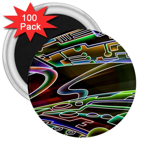 5 3  Magnet (100 pack) from ArtsNow.com Front