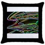 5 Throw Pillow Case (Black)