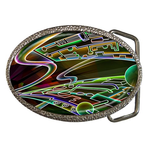 5 Belt Buckle from ArtsNow.com Front