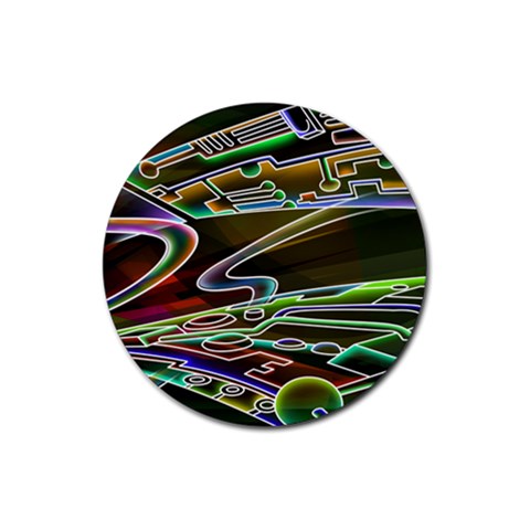 5 Rubber Coaster (Round) from ArtsNow.com Front