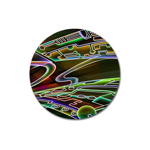 5 Magnet 3  (Round) from ArtsNow.com Front