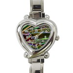 5 Heart Italian Charm Watch