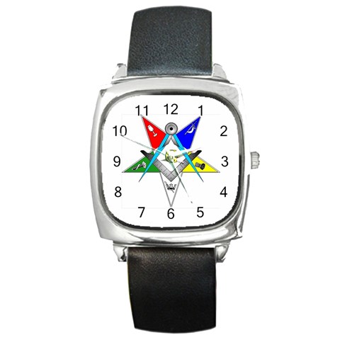 oeswp1 Square Metal Watch from ArtsNow.com Front