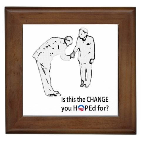 Change and Hope Framed Tile from ArtsNow.com Front