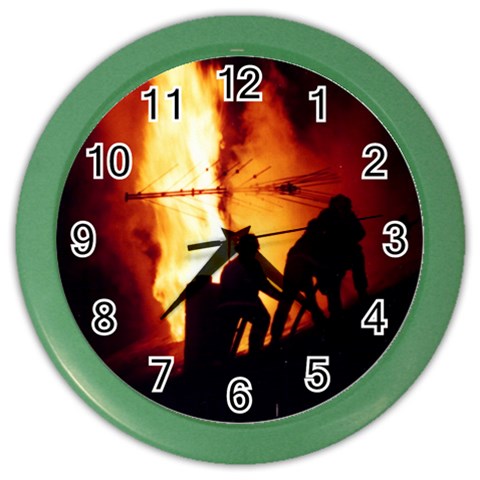 The Bravest Color Wall Clock from ArtsNow.com Front