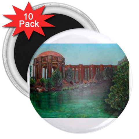 Palace of Fine Arts 3  Magnet (10 pack) from ArtsNow.com Front