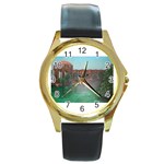 Palace of Fine Arts Round Gold Metal Watch