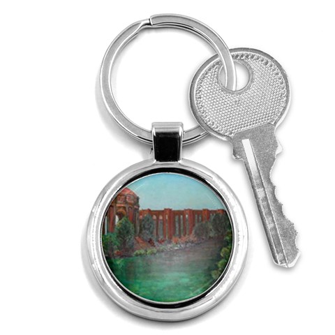Palace of Fine Arts Key Chain (Round) from ArtsNow.com Front