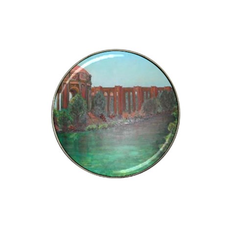 Palace of Fine Arts Hat Clip Ball Marker from ArtsNow.com Front