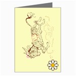 Leaping donkey Greeting Cards (Pkg of 8)