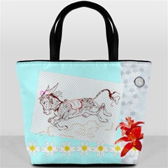 Leaping donkey Bucket Bag from ArtsNow.com Front