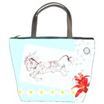 Leaping donkey Bucket Bag