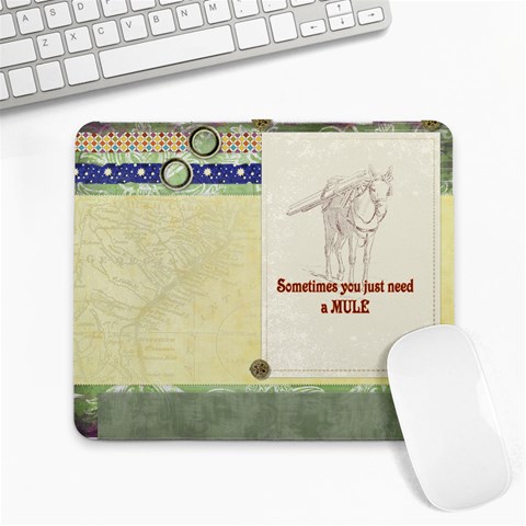 Mule Large Mousepad from ArtsNow.com Front