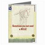 Mule Greeting Card