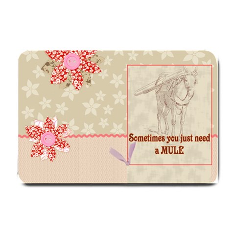 Mule Small Doormat from ArtsNow.com 24 x16  Door Mat