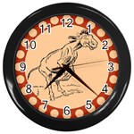 Naughty donkey Wall Clock (Black)