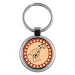 Naughty donkey Key Chain (Round)