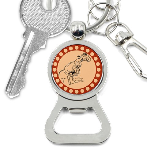 Naughty donkey Bottle Opener Key Chain from ArtsNow.com Front