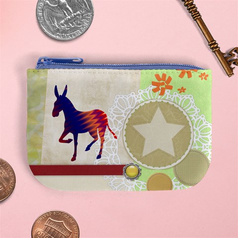 Stepping Donk Mini Coin Purse from ArtsNow.com Front