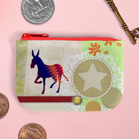 Stepping Donk Mini Coin Purse from ArtsNow.com Front