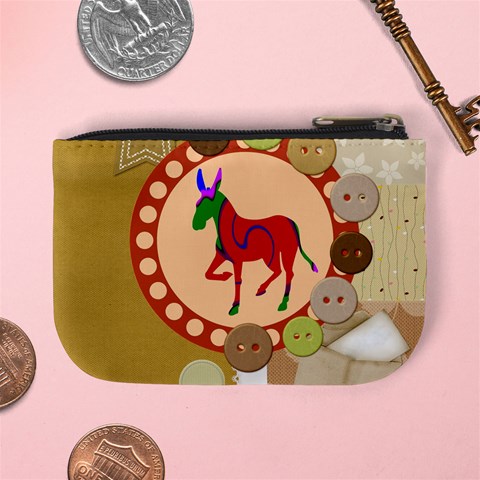 Stepping Donk Mini Coin Purse from ArtsNow.com Back