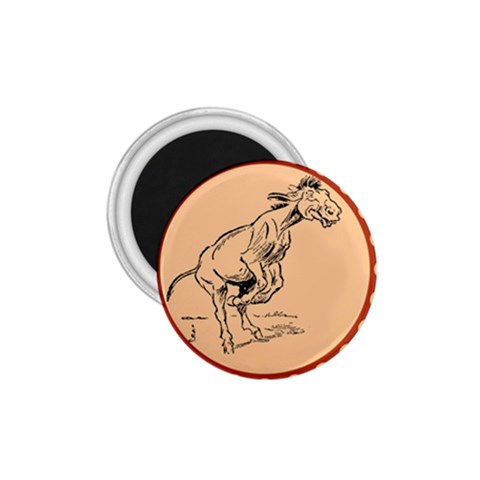 Naughty donkey 1.75  Magnet from ArtsNow.com Front