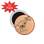 Naughty donkey 1.75  Magnet (10 pack) 