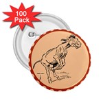 Naughty donkey 2.25  Button (100 pack)